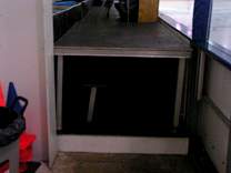 Box filled by table